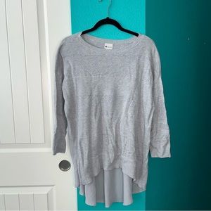 Gray Layered Women’s Sweater